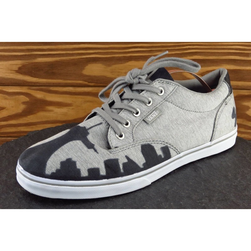 VANS Women Size 8 M Gray Skateboarding Fabric 721356‎